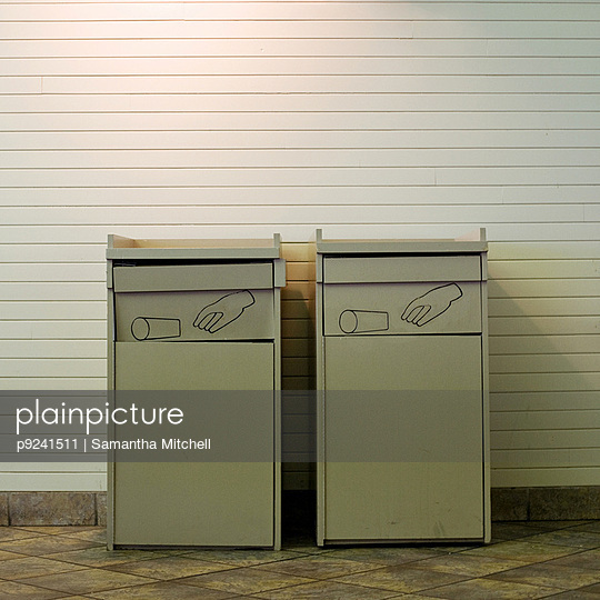 Two rubbish bins Stock Image Everypixel